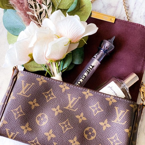 ✨ 90s/Y2K Authentic Louis Vuitton MiniClutch Shoulder Bag Monogram Favorite PM✨ - Picture 9 of 13